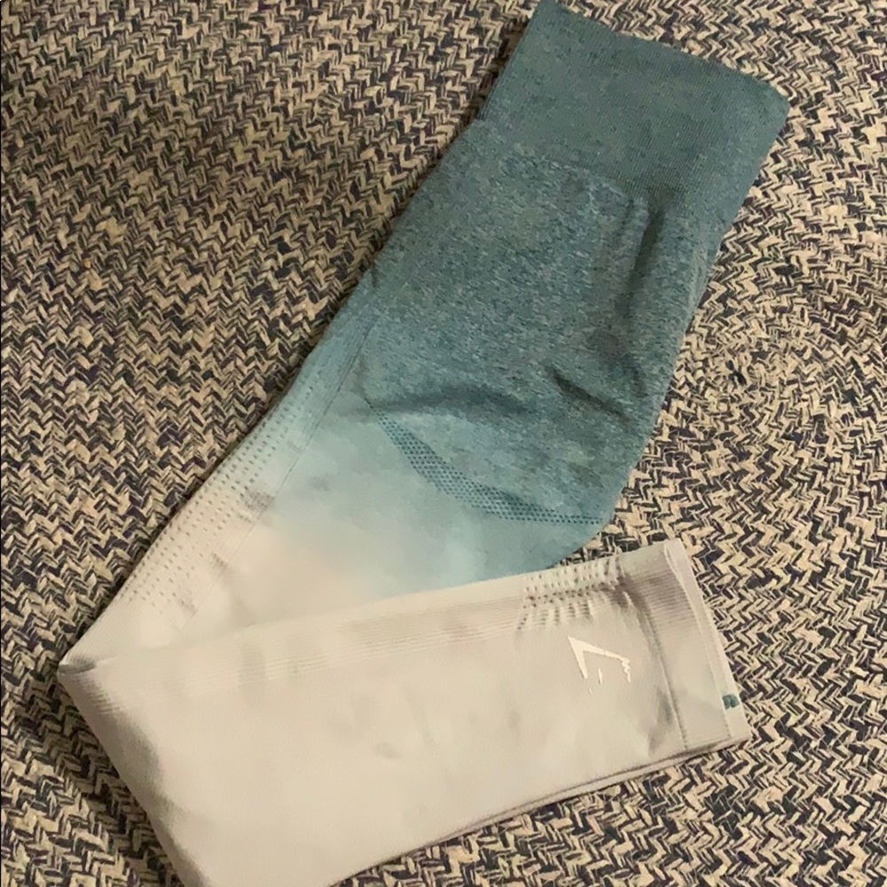 Blue ombré gymshark leggings